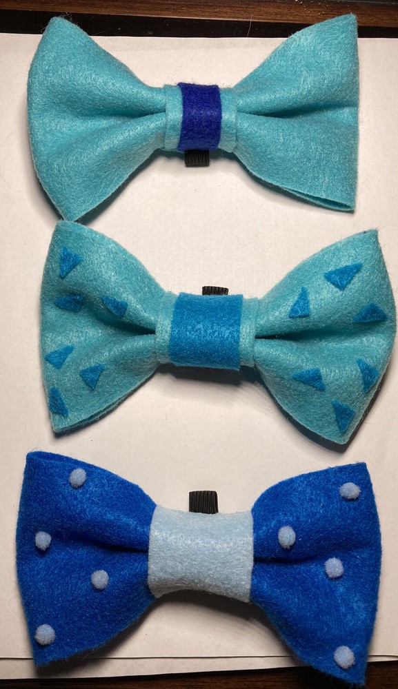 Felt Dog Bow Ties