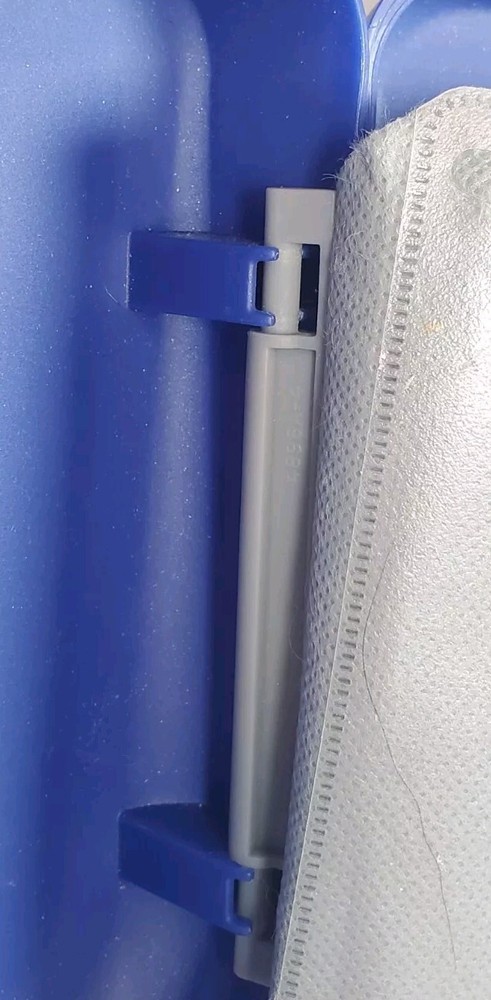 Tuperware CD/DVD Case Keeper Vintage Blue
