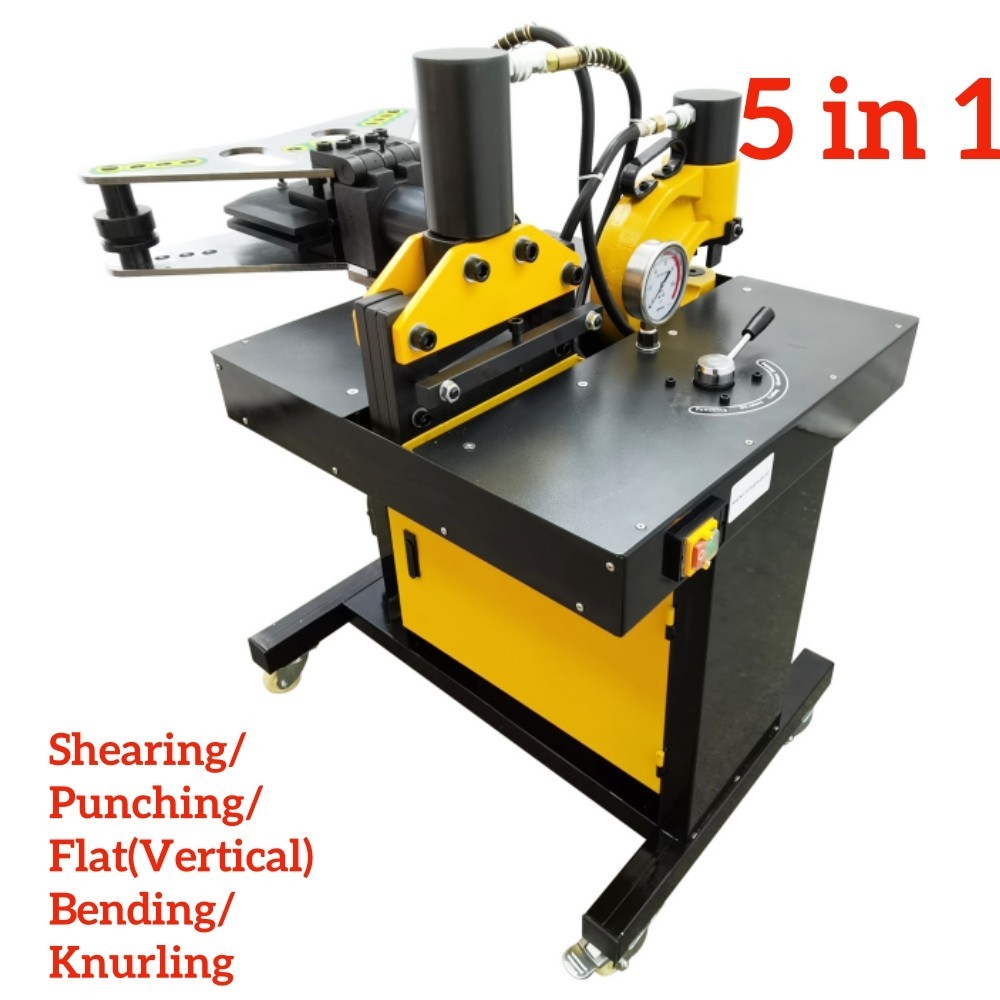 5-in-1 Bus Processing Machine-Shearing/Punching/Flat(Vertical)Bending/Knurling
