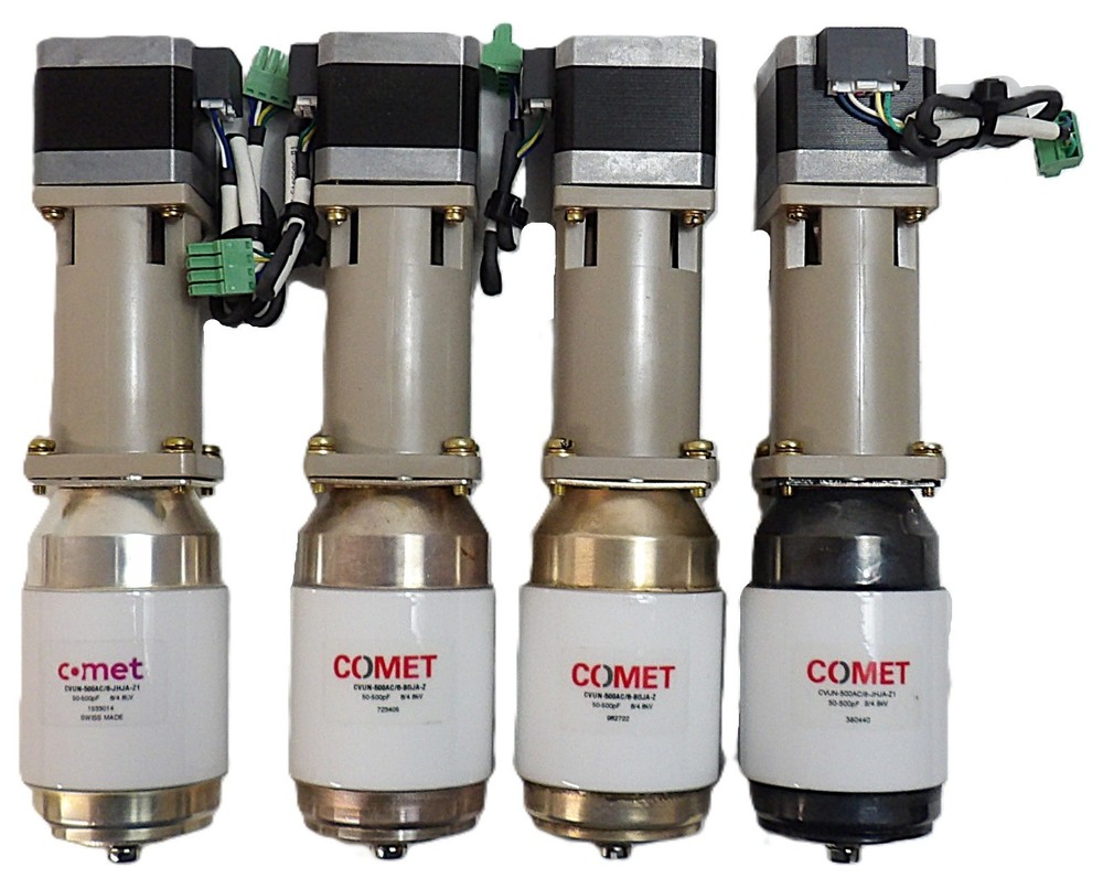 Comet CVUN-500AC RF Variable Vacuum Capacitor Lot of 4 Working