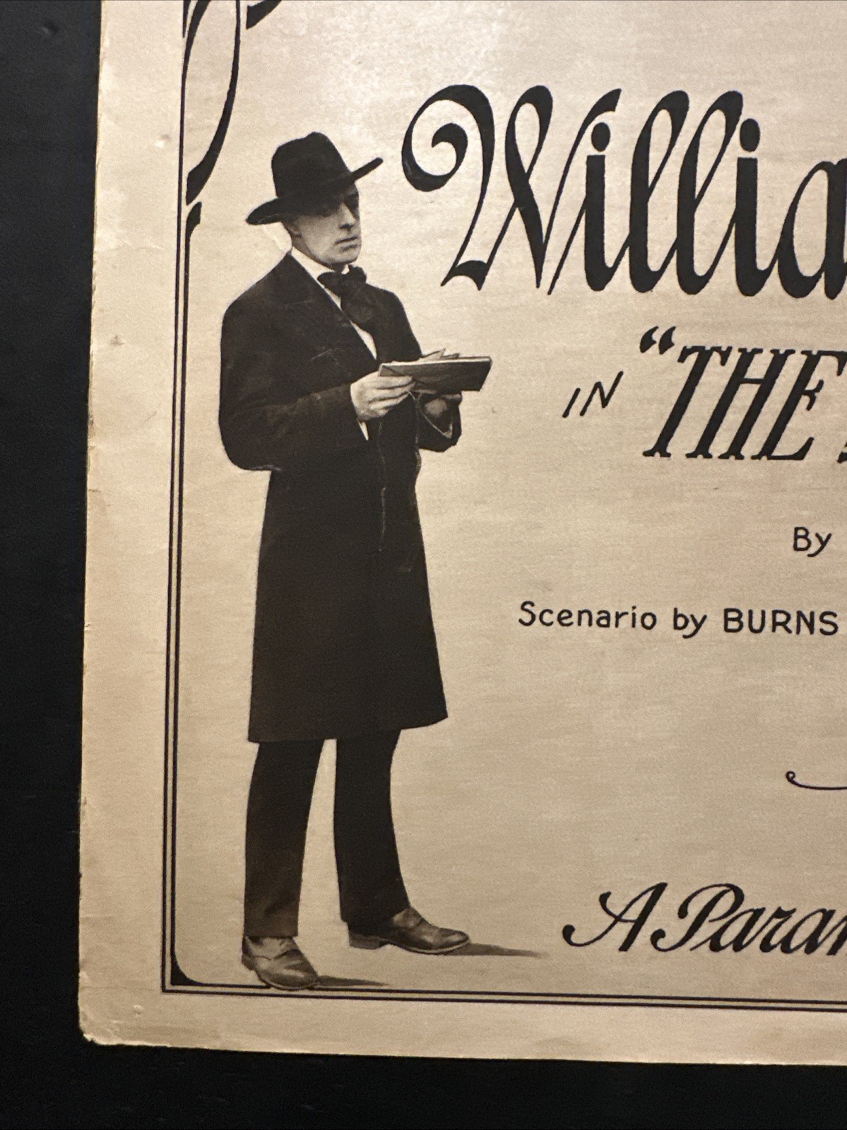 ANTIQUE ARTCRAFT PICTURES/ PARAMOUNT “the Silver King”W.F MOVIE LOBBY POSTER