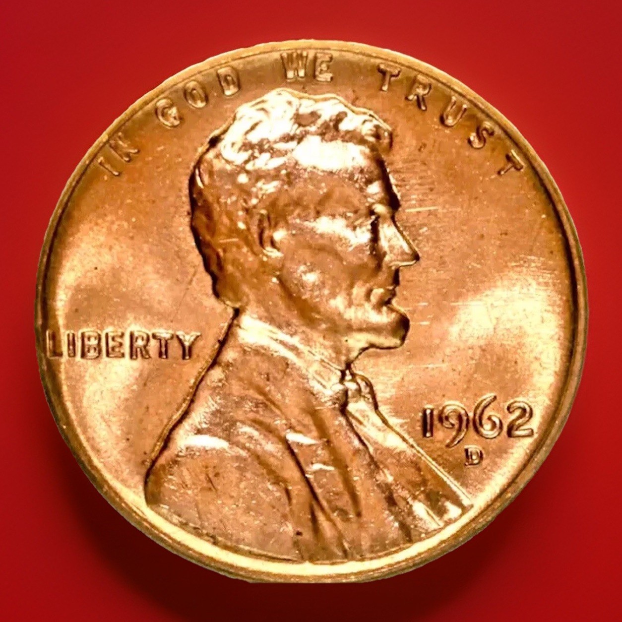 1962-D Lincoln Memorial Cent Choice BU Penny US Coin FAST SHIPPING