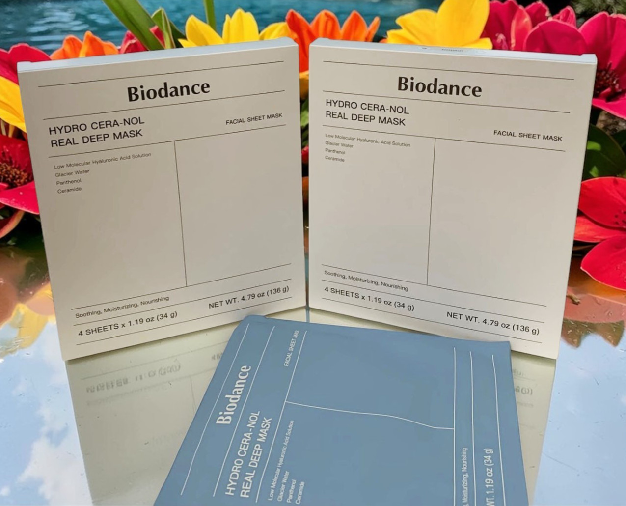 Biodance Hydro Cera-Nol Real Deep Mask Set of 8 Sheet 34g Each  K-Beauty