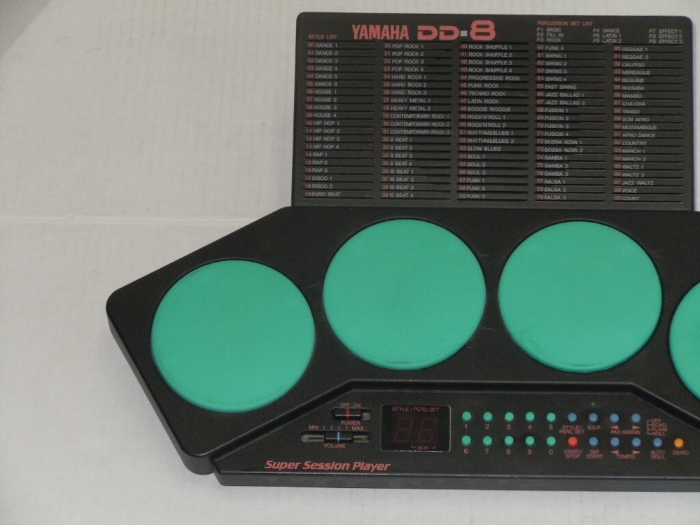 YAMAHA DD-8 SUPER SESSION PLAYER DIGITAL DRUM MACHINE TESTED WORKS 100%