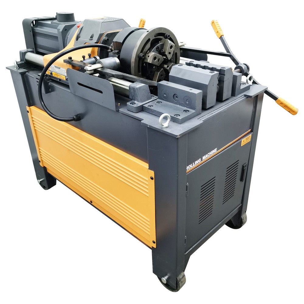 Full-automatic Steel Bar Straight Thread Rib Stripping Rolling Machine 220V