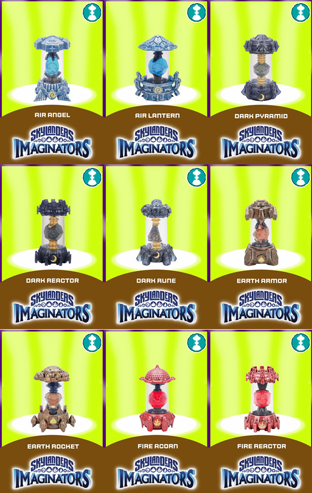 Skylander Imaginators CREATION CRYSTALS - NFC Cards