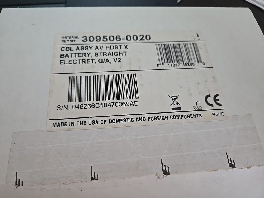 Bose X A10 AHX-34-01 Lemo Plug Controller Cable Assembly - NEW