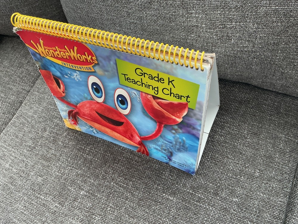 McGraw Hill Reading Wonderworks Intervention Teaching Chart Grade K
