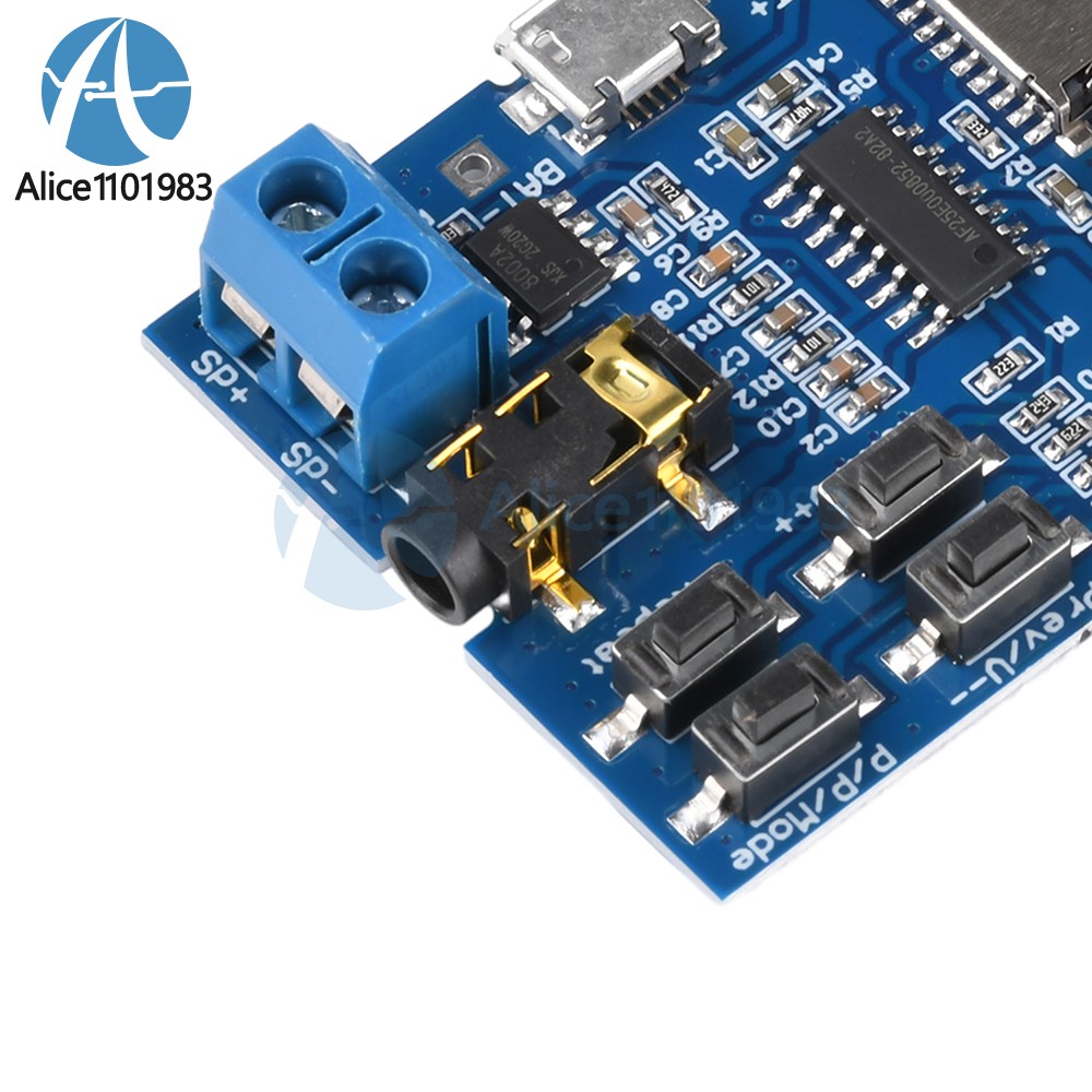 TF Card U Disk MP3 Format Decoder Board Aamplifier Decoding Audio Player Module