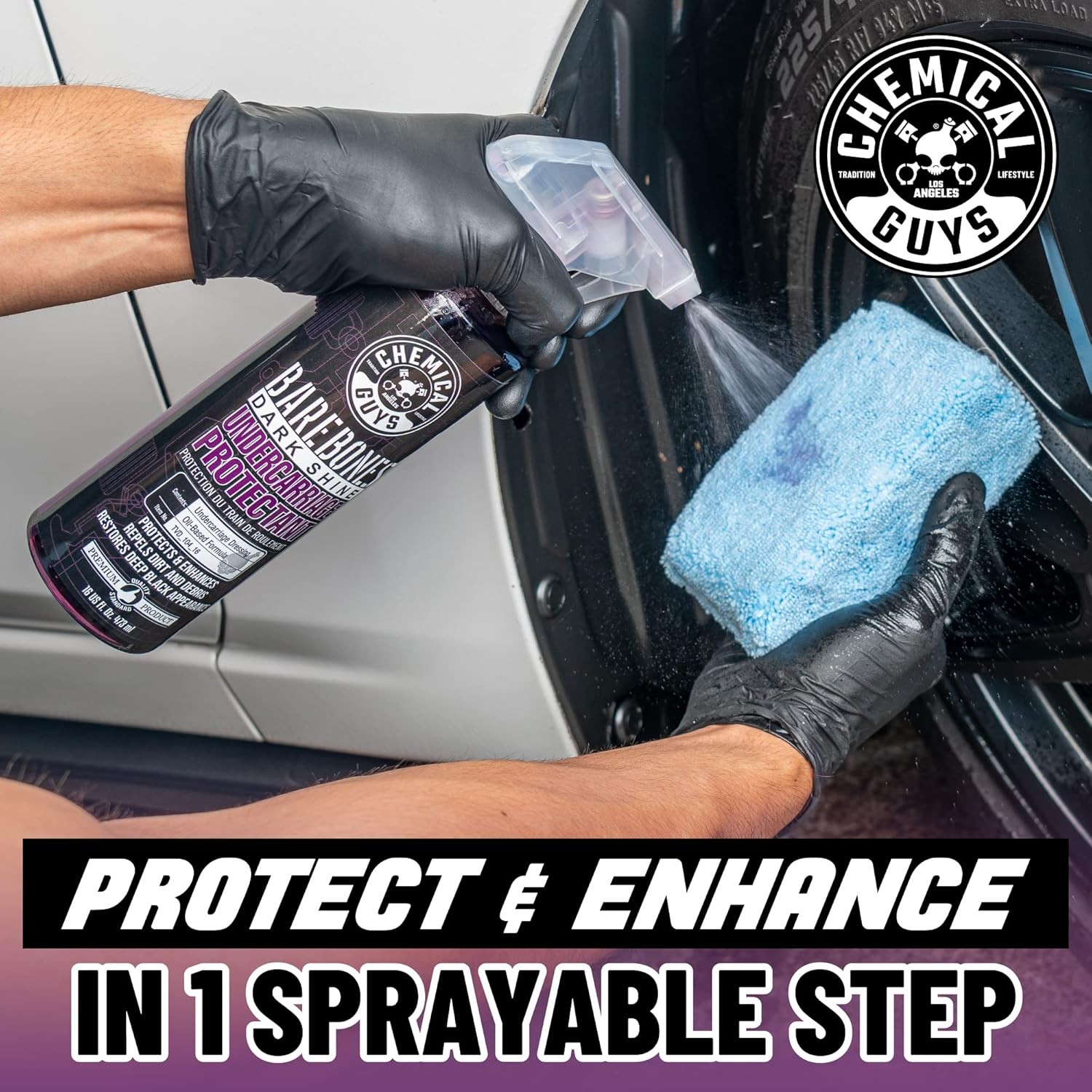 Chemical Guys - Bare Bones Undercarriage Spray (16 oz) (2 Pack)