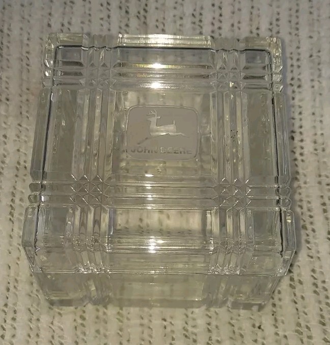 John Deere Unique Leaded Crystal Trinket Box