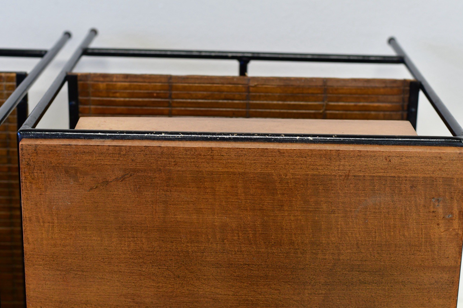 Mid Century Modern Pair of PAUL MCCOBB Wrought Iron PLANNER GROUP End Tables