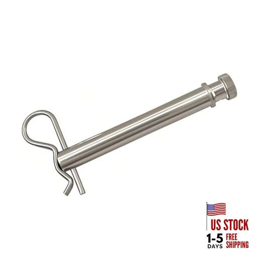 TS3500 Stainless Steel Trailer Hitch Pin and Clip for B&W 2" & 2.5" Hitch 1