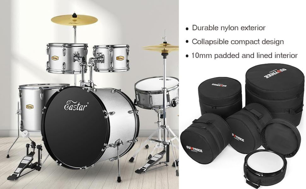 Premium 16" Floor Tom Drum Bag � 10Mm High-Density Padding