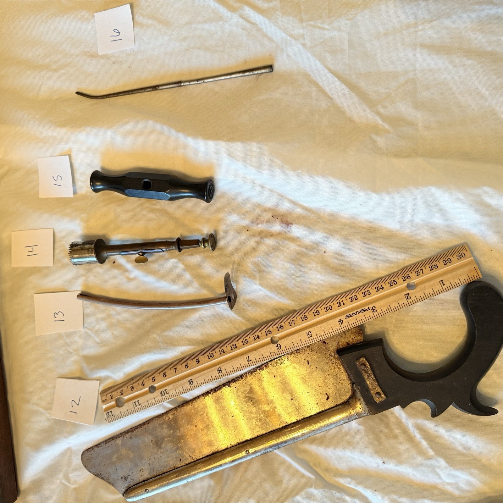 MUSEUM RARE: 43rd Regt Foot Surgical Kit - Arnold & Sons -1843-1886 & WWI Marked