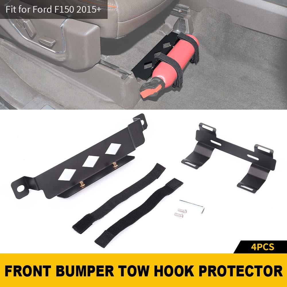 Front Under Seat Fire Extinguisher Mount Annihilator Holder For Ford F-150 2015+