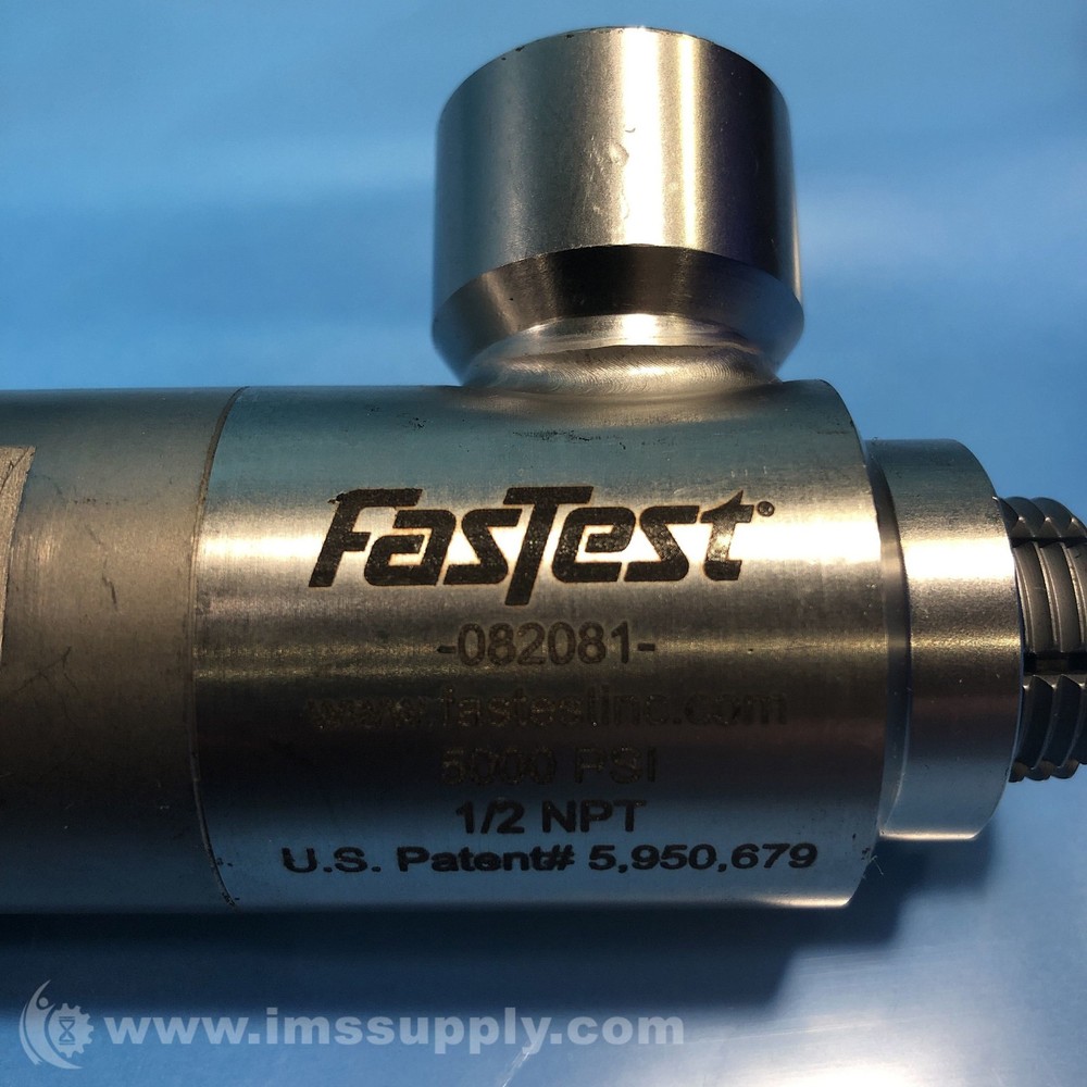 Fastest 082081 Pressure Test Fitting FNIP