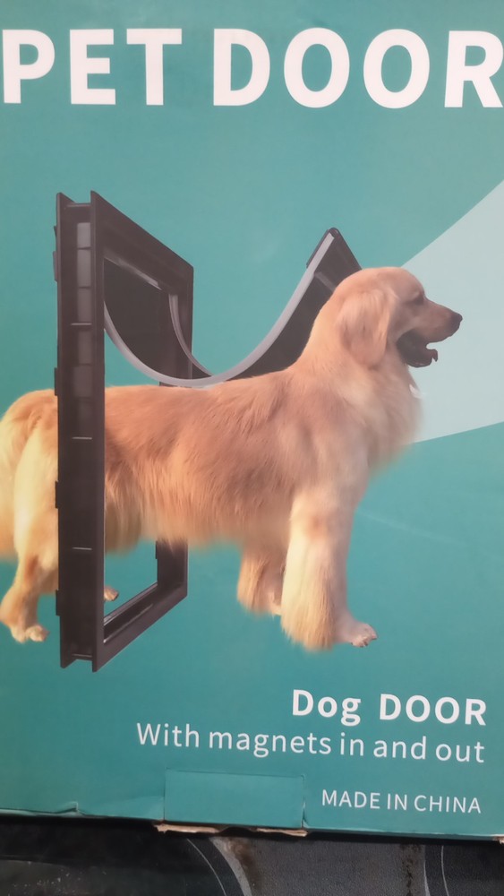 Large Dog Door with magnets