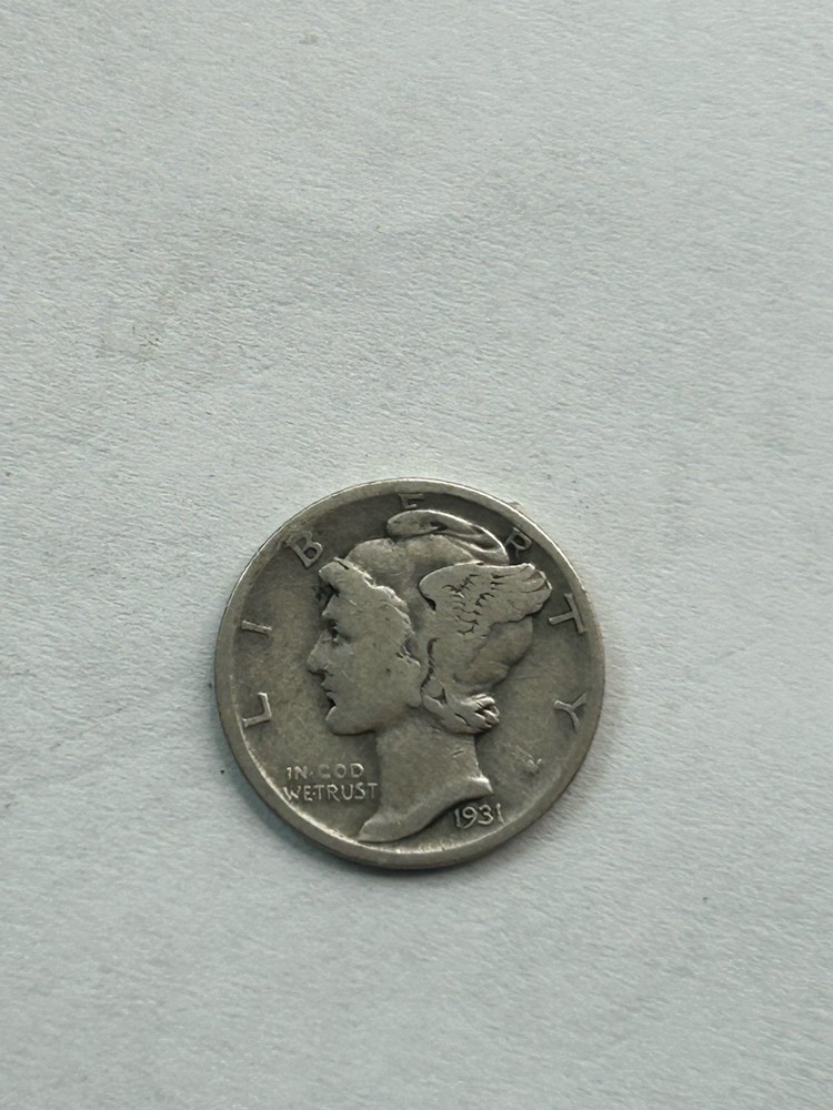 1931D Mercury Dime VG