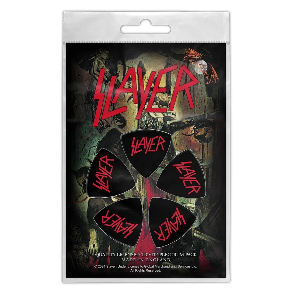 SLAYER tri-tip plectrum pack
