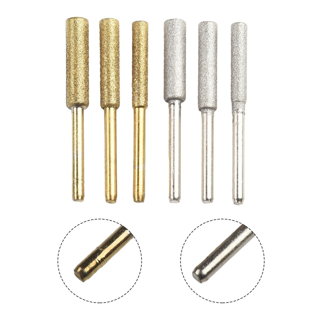 Sharpener Chainsaw Metal Grinding 6PCS Cylindrical Burr Sharpener Grinder