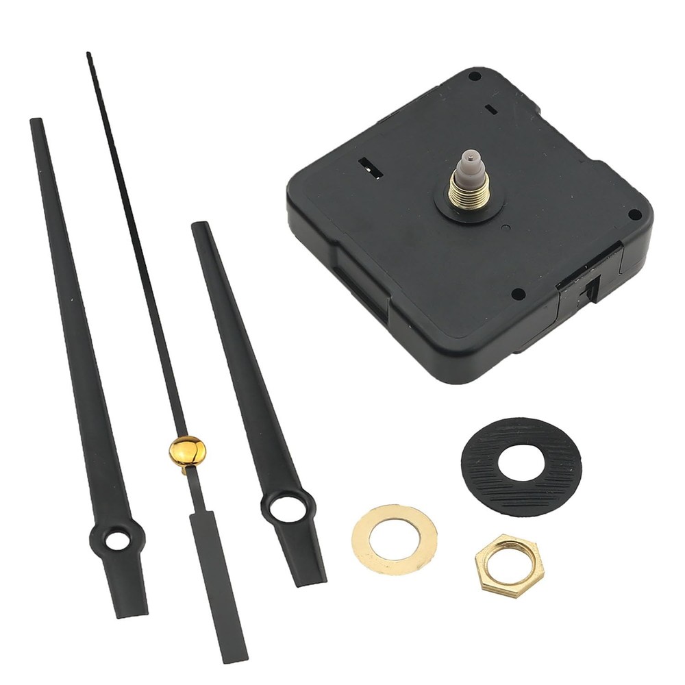 Silent Clock Mechanical Device Parts DIY Clock Movement with Hands Quartz Bat...