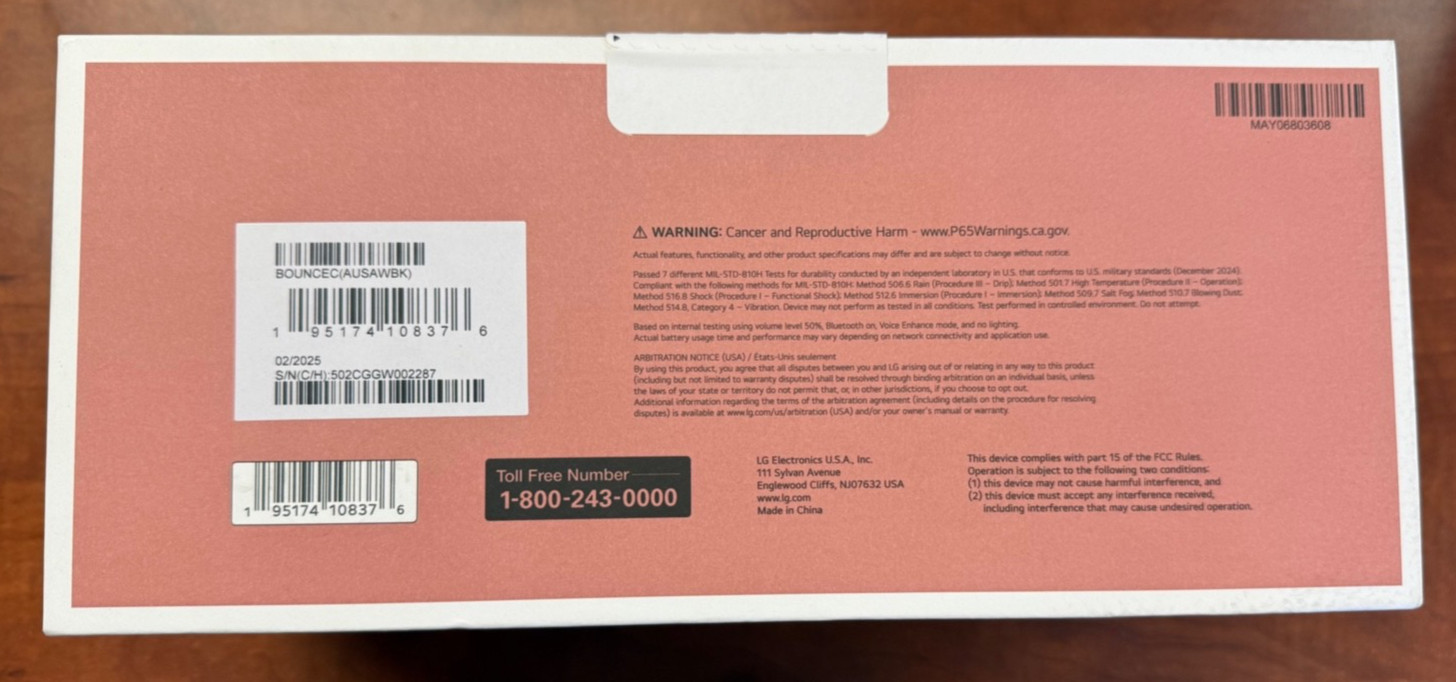 LG xboom Bounce Core by will.i.am | Bluetooth Speaker - Brand New in Box