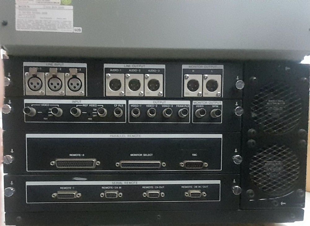 SONY BVH-3000 1" GREAT CONDITION service