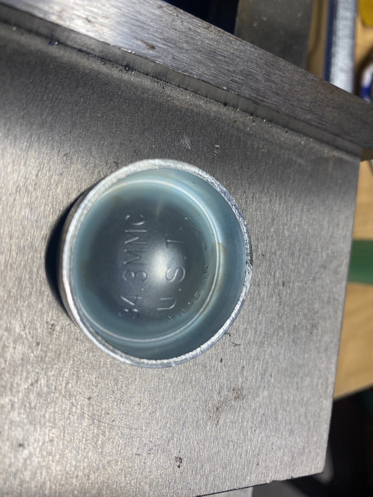 Freeze Plug Forming Jig