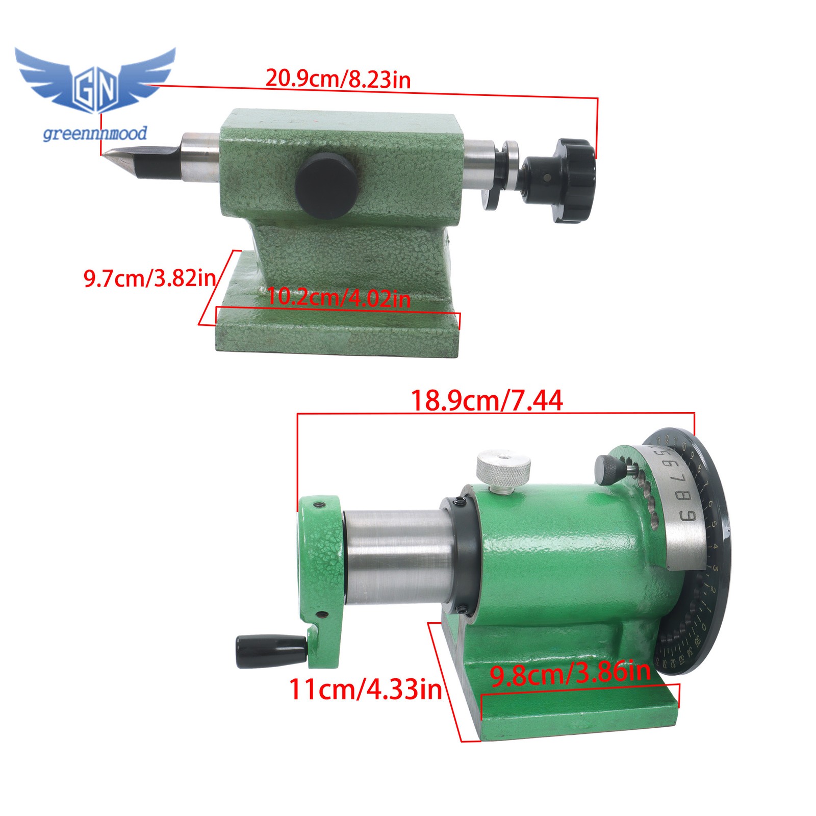 Milling 5C Spin Index Fixture-5C Precision Spin Index Fixture Collet TIR .0004"
