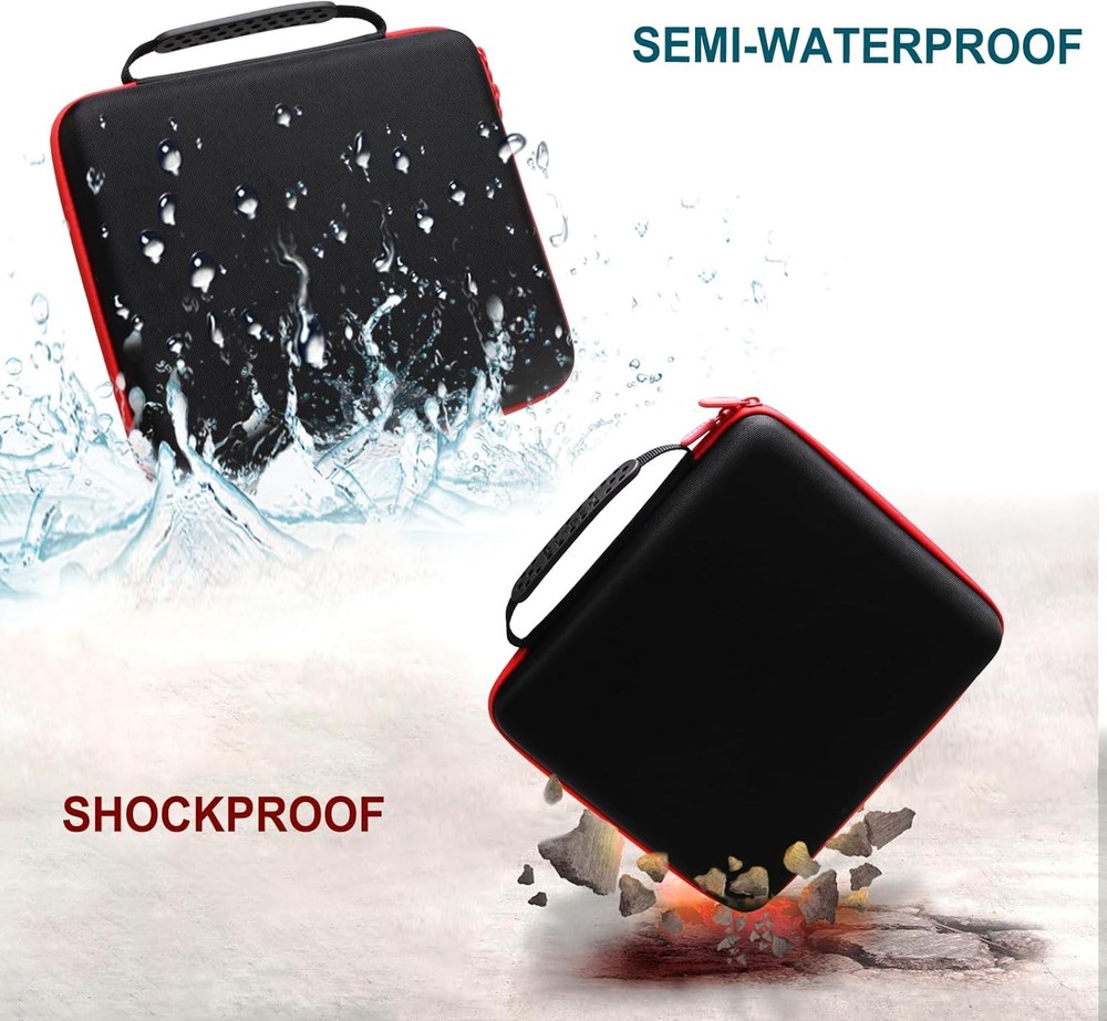 LTGEM Case Compatible with AKAI Professional APC Mini MK2 / 5.Black+Red