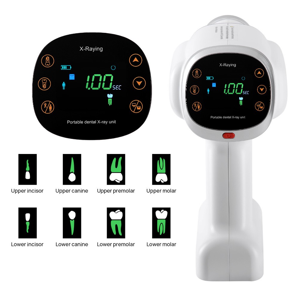 USA Dental Handheld X-rays Unit Machine +Scatter Shield Protective Ring