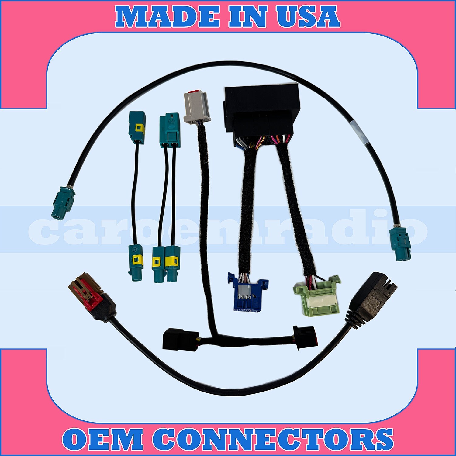 17-22 CHRYSLER PACIFICA 10.1" UCONNECT 5 RADIO UPGRADE INTEGRATION WIRING HARNES