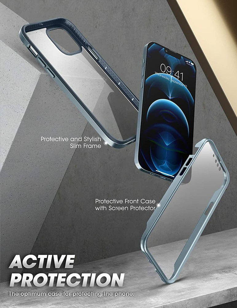 For New Apple iPhone 13 Pro, SUPCASE EdgePro Case w/ Screen Protector Slim Cover