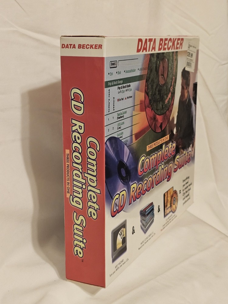 Data Becker Complete CD Recording Suite 3 Products In 1 Create Music CDs