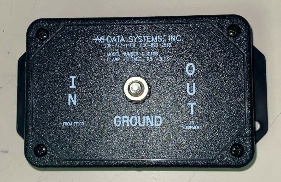 AC Data Systems Model TJ3010B Backhaul Surge Suppressor