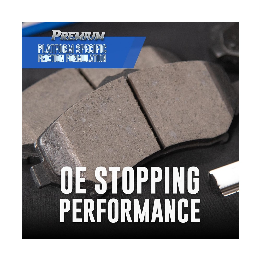 Bendix Premium SBC1363 Ceramic Front Brake Pads for select Cadillac Escalade,...