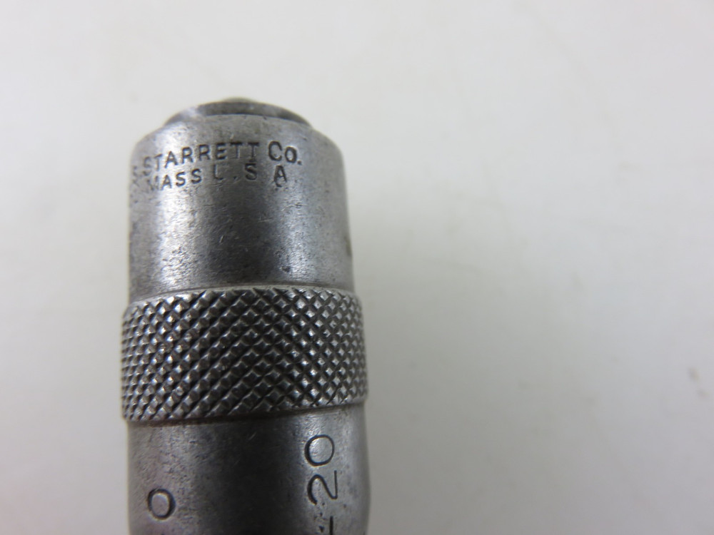 Starrett 124 Inside Micrometer HEAD ONLY .001" Vintage