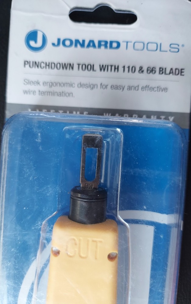 Jonard Tools Epd-91461 Punchdown Tool With 110 & 66 Blade NEW