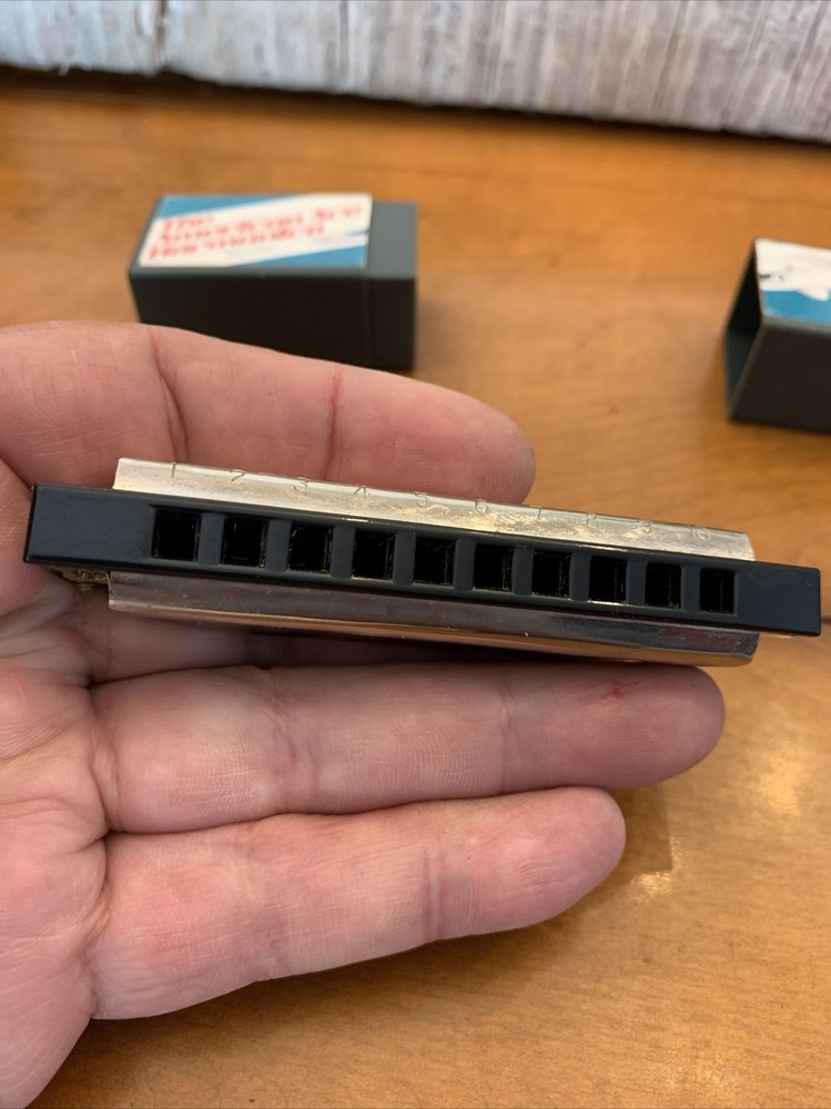 Original Vintage Hohner American Ace Harmonica /C