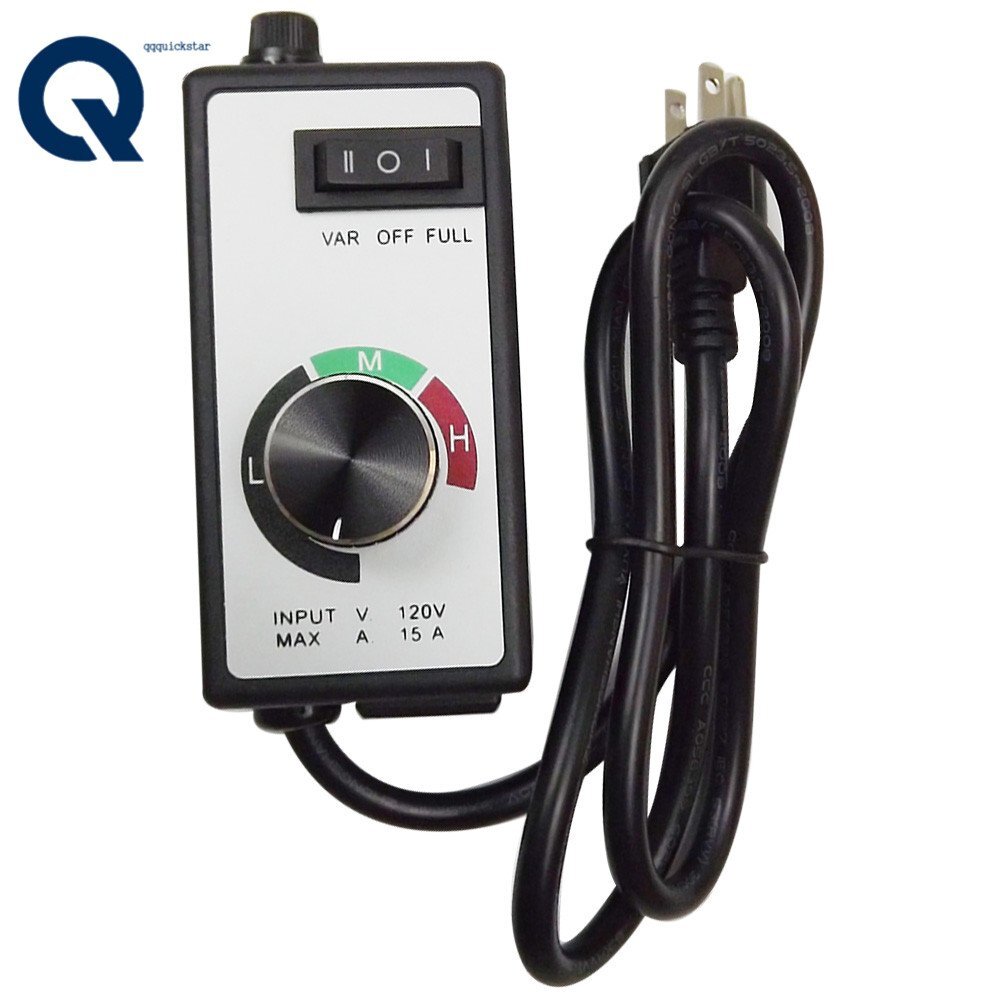 Variable Speed Controller for Router Fan Electric Motor Rheostat 120V Adjuster