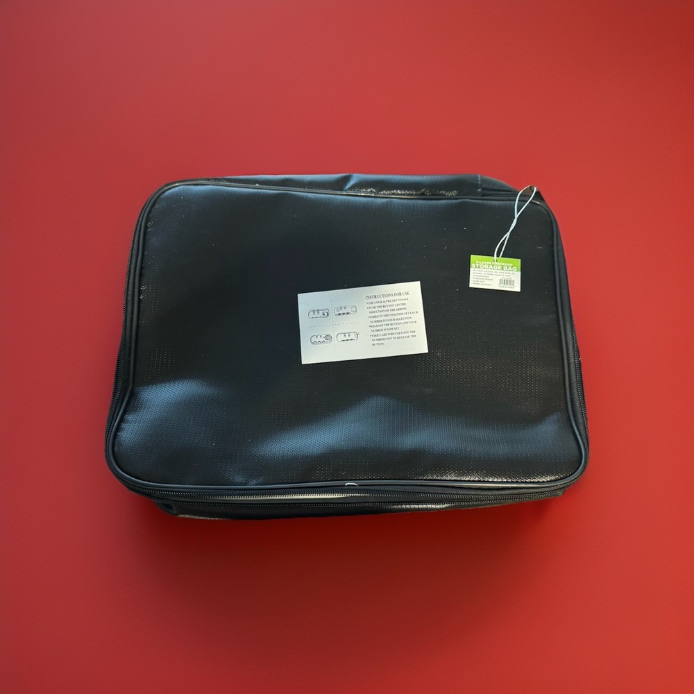 Small Fireproof Storage Organizer Case with Lock 3-Layer Soft Case