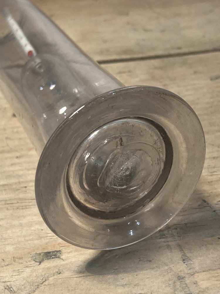 Early 19th Century Hydrometer and Glass Measure
