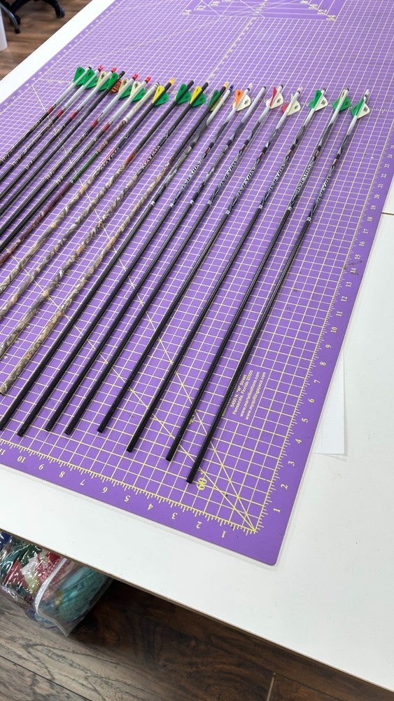 Archery  arrows shafts mixed batch