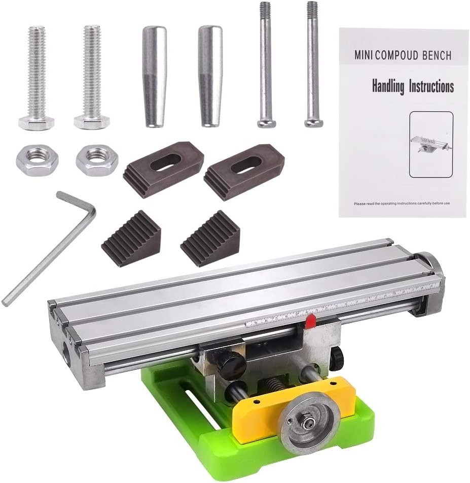 Compact Aluminum Multifunctional Milling Worktable for Precision Drilling Tasks