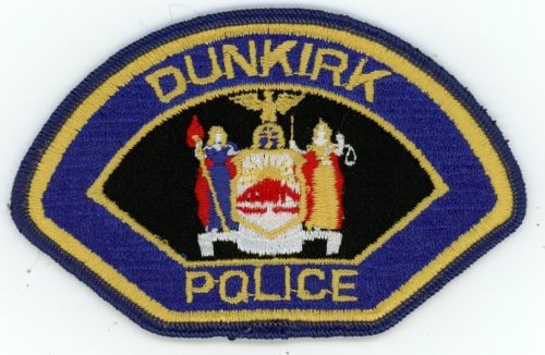 NEW YORK DUNKIRK POLICE NICE SHOULDER PATCH SHERIFF