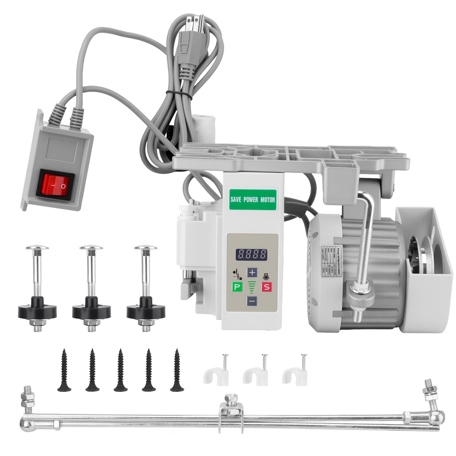 Sewing Machine Servo Motor 110V 1HP Speed 200-6000RPM Energy Efficient