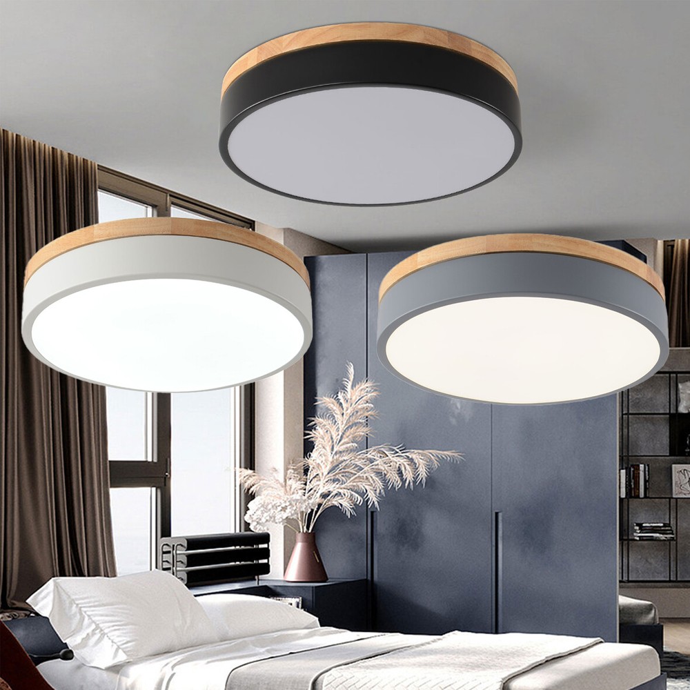 Dimmable LED Close to Ceiling Light Mount Ceiling Light Circle Lighting