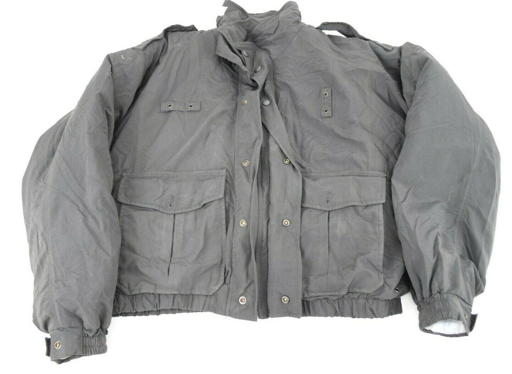 Flying Cross Jacket Police Black Jacket Coat Size Medium Short