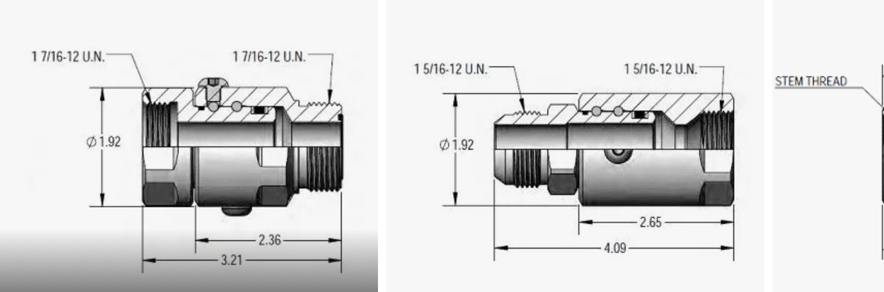 Heavy Duty Super Swivel SS16DBFFS16XMFS16 Female Face Seal FFS x Male Face Seal